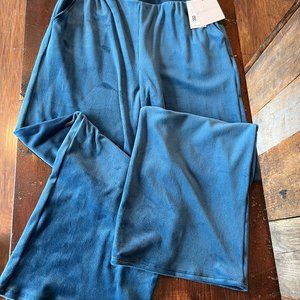 Beyond Yoga Elevated Wide Leg Pant Celestial Blue Medium